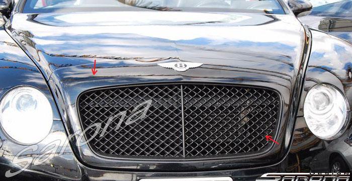 Custom Bentley Flying Spur  Sedan Grill (2004 - 2010) - $1400.00 (Part #BT-006-GR)